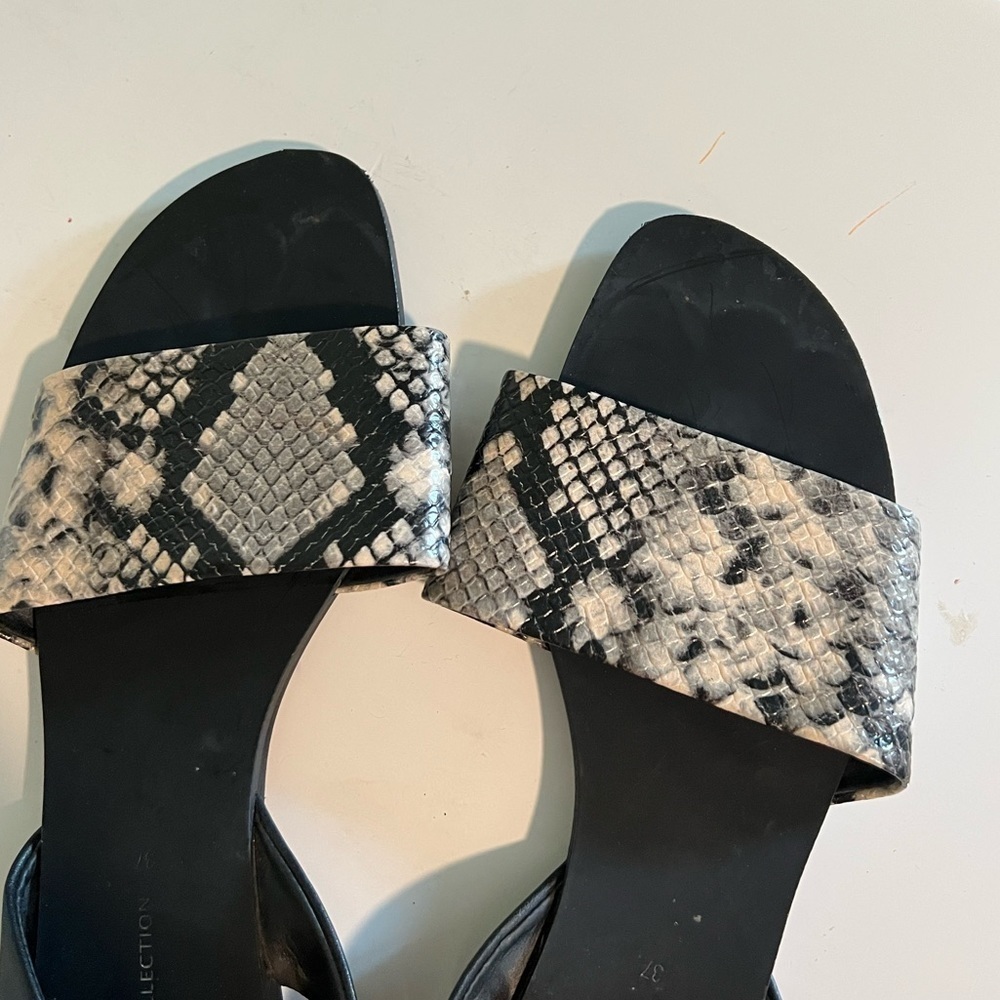 Zara Basic Collection Snakeskin Strap Sandal - image 3